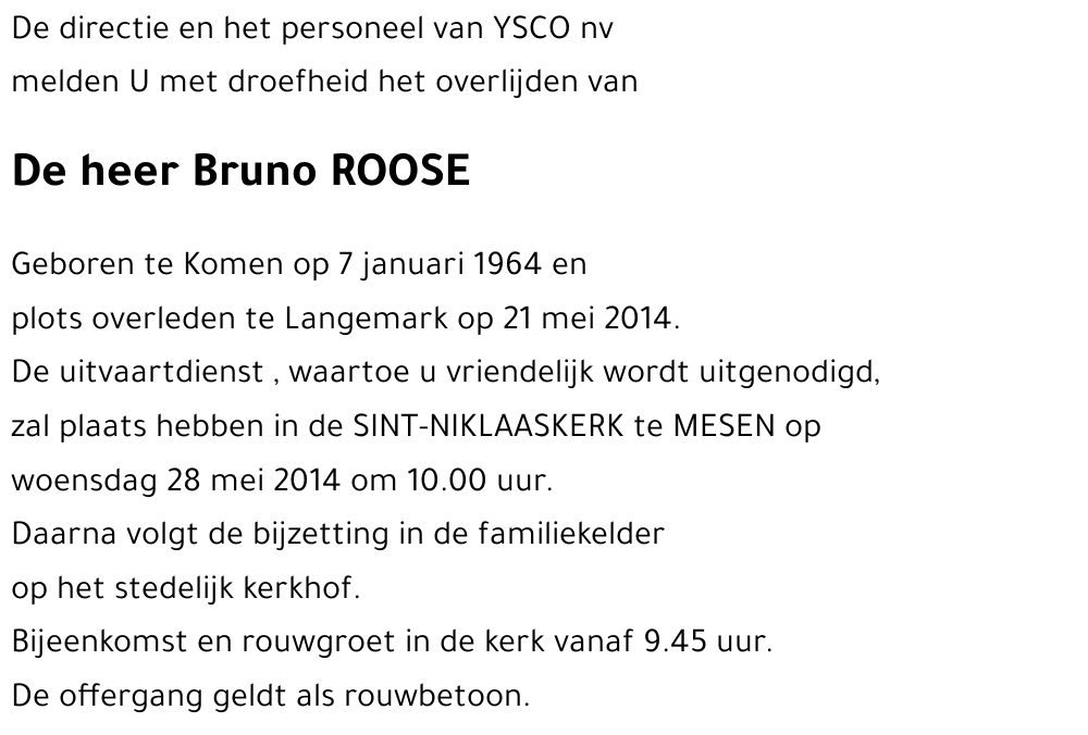 Bruno ROOSE