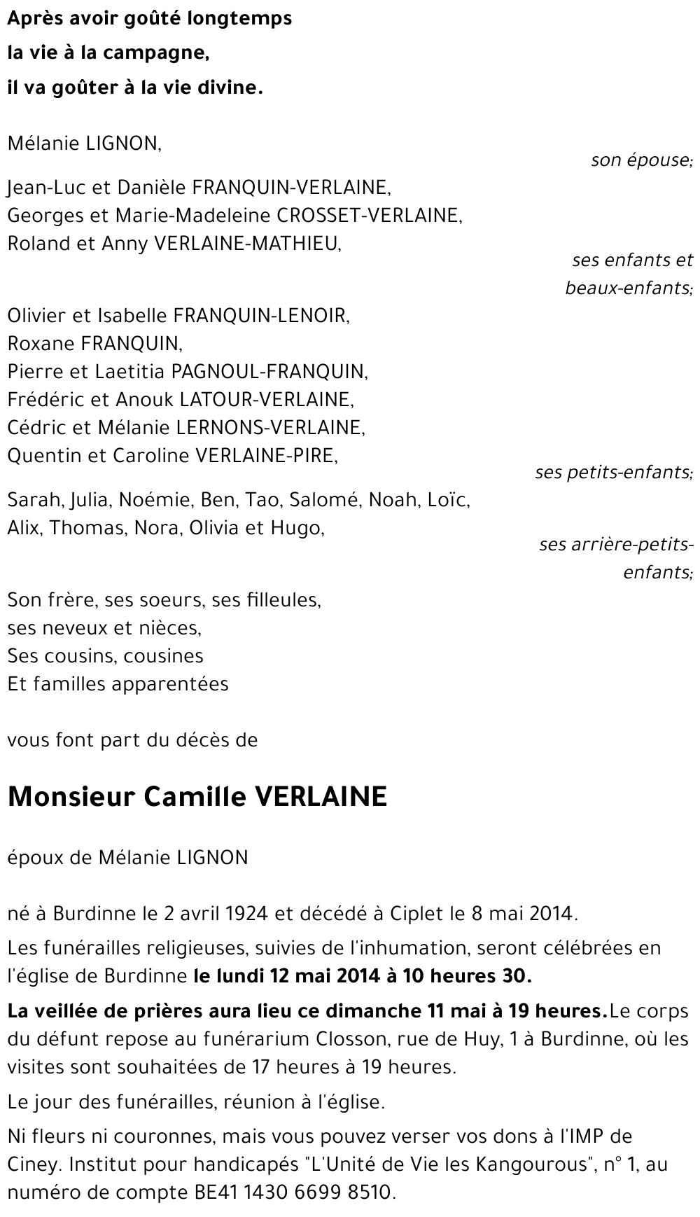 Camille VERLAINE