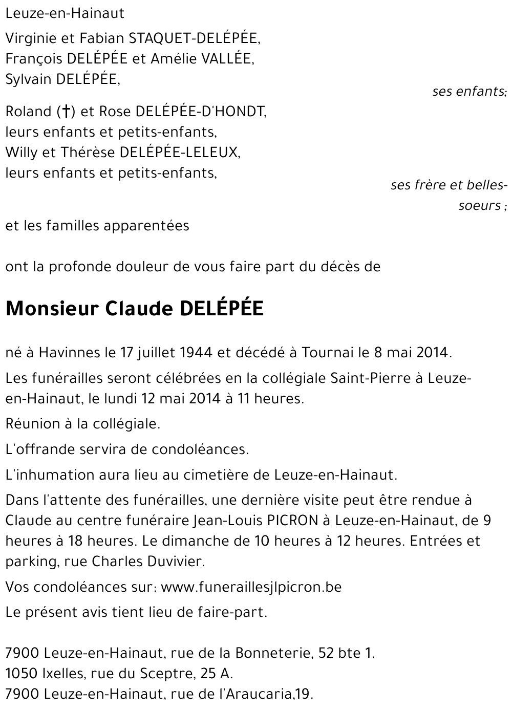 Claude Delépée