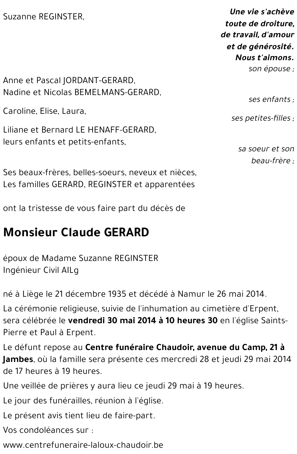 Claude GERARD