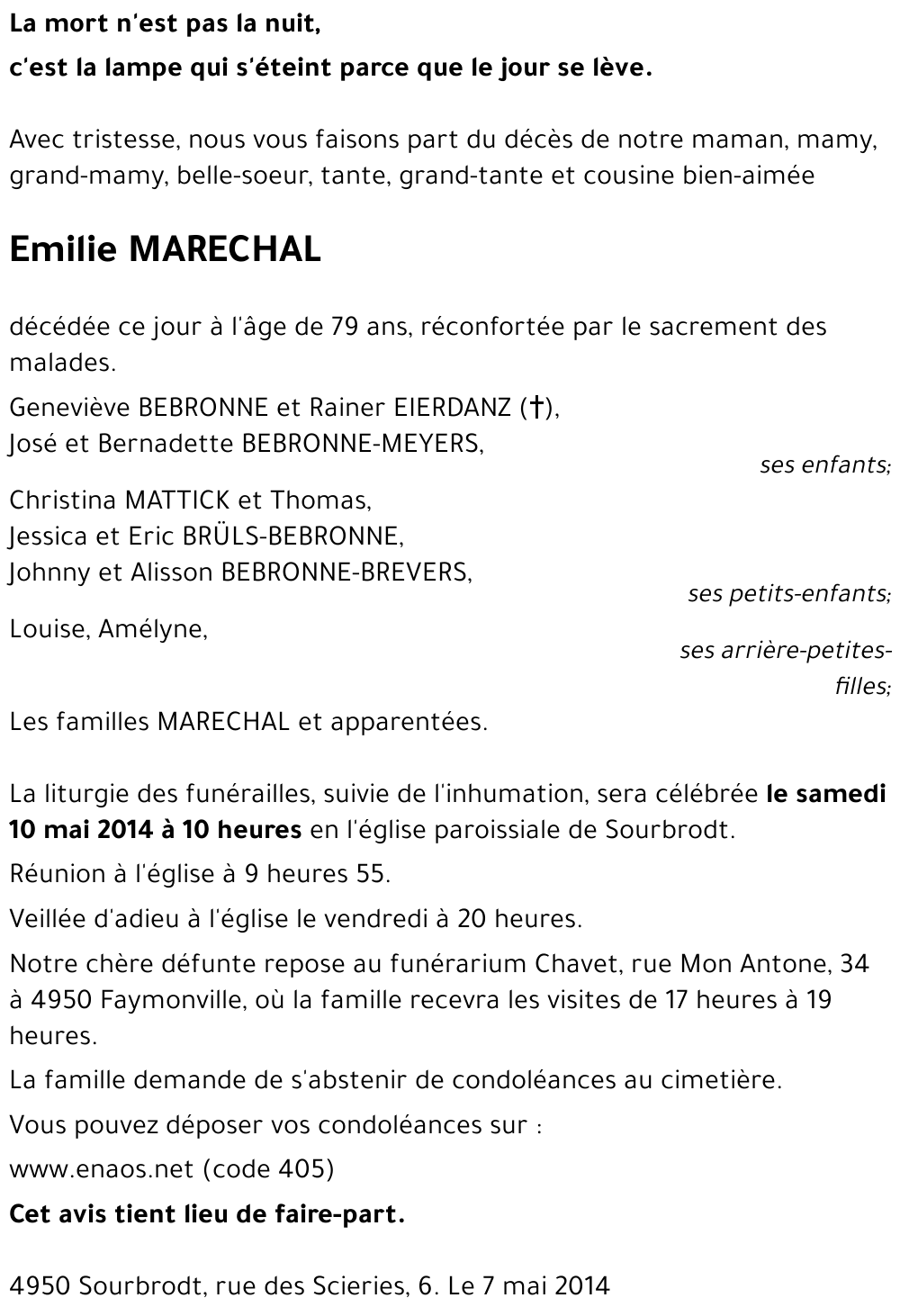 Emilie MARECHAL