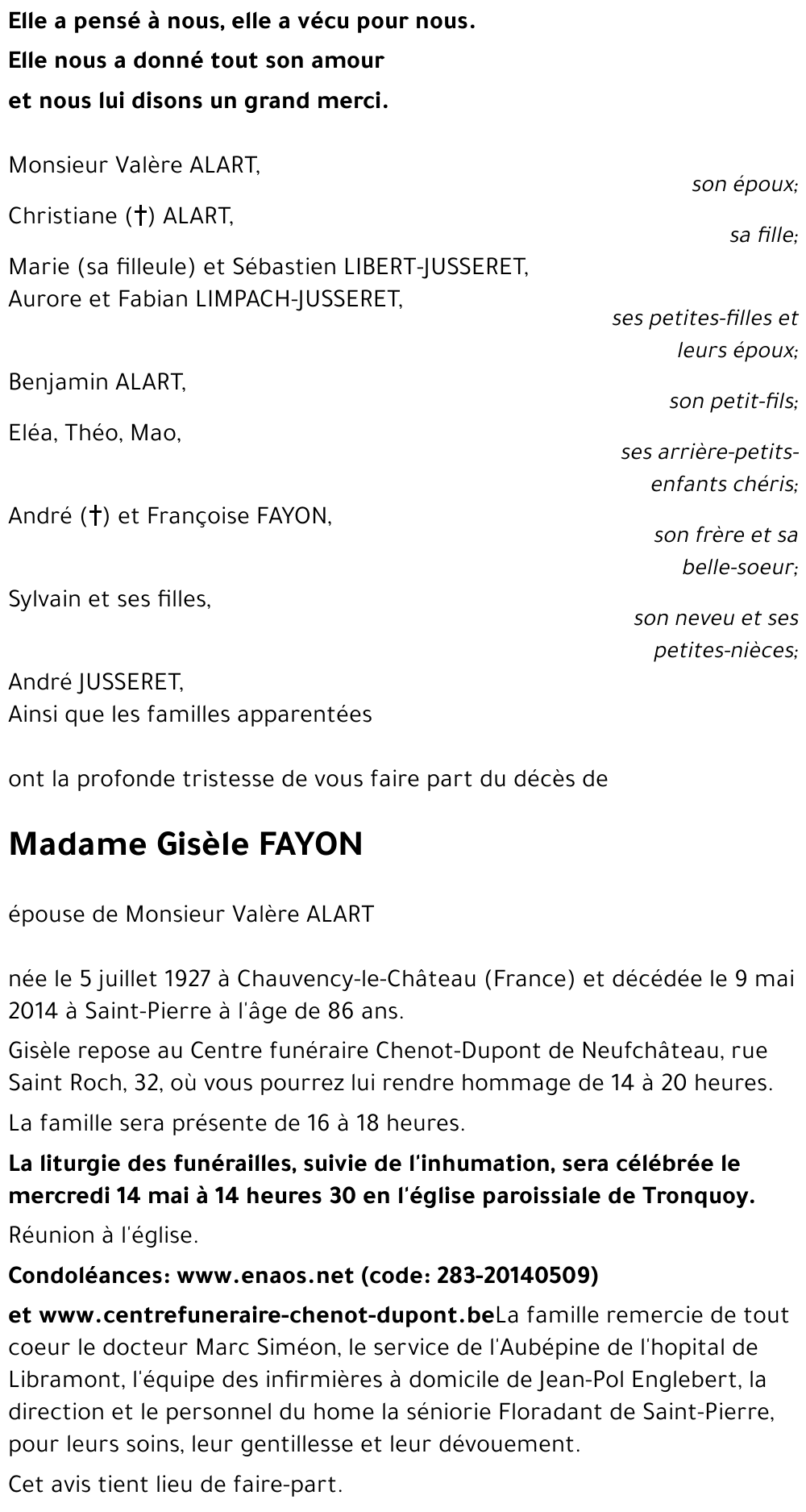 Gisèle FAYON