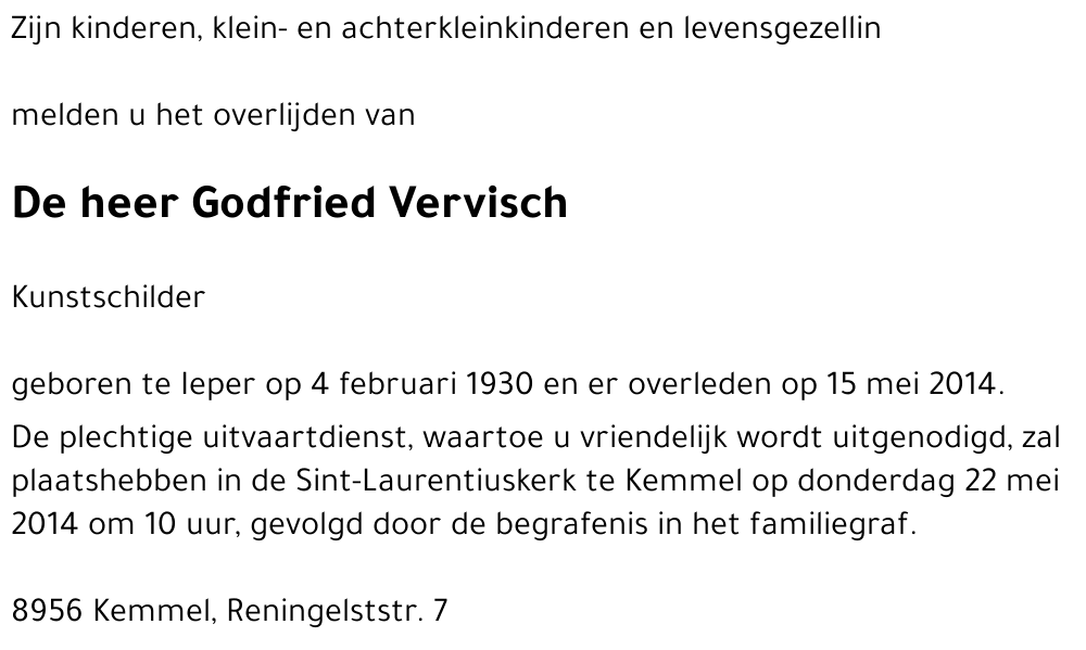 Godfried Vervisch