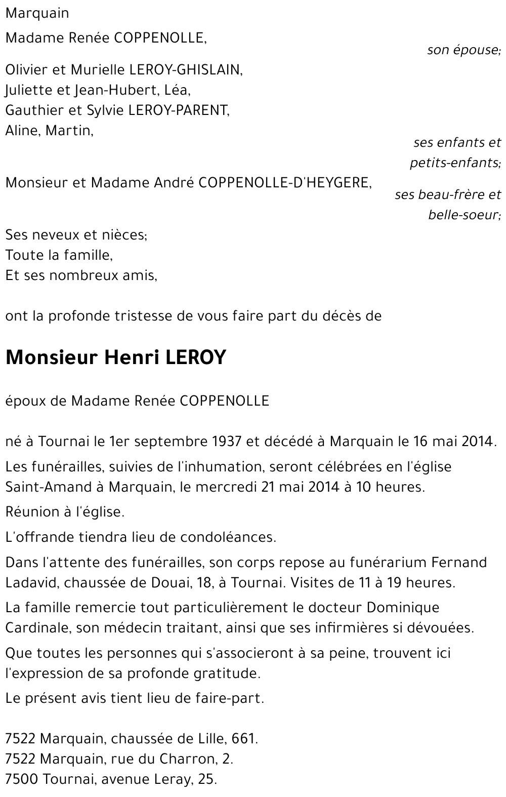 Henri LEROY