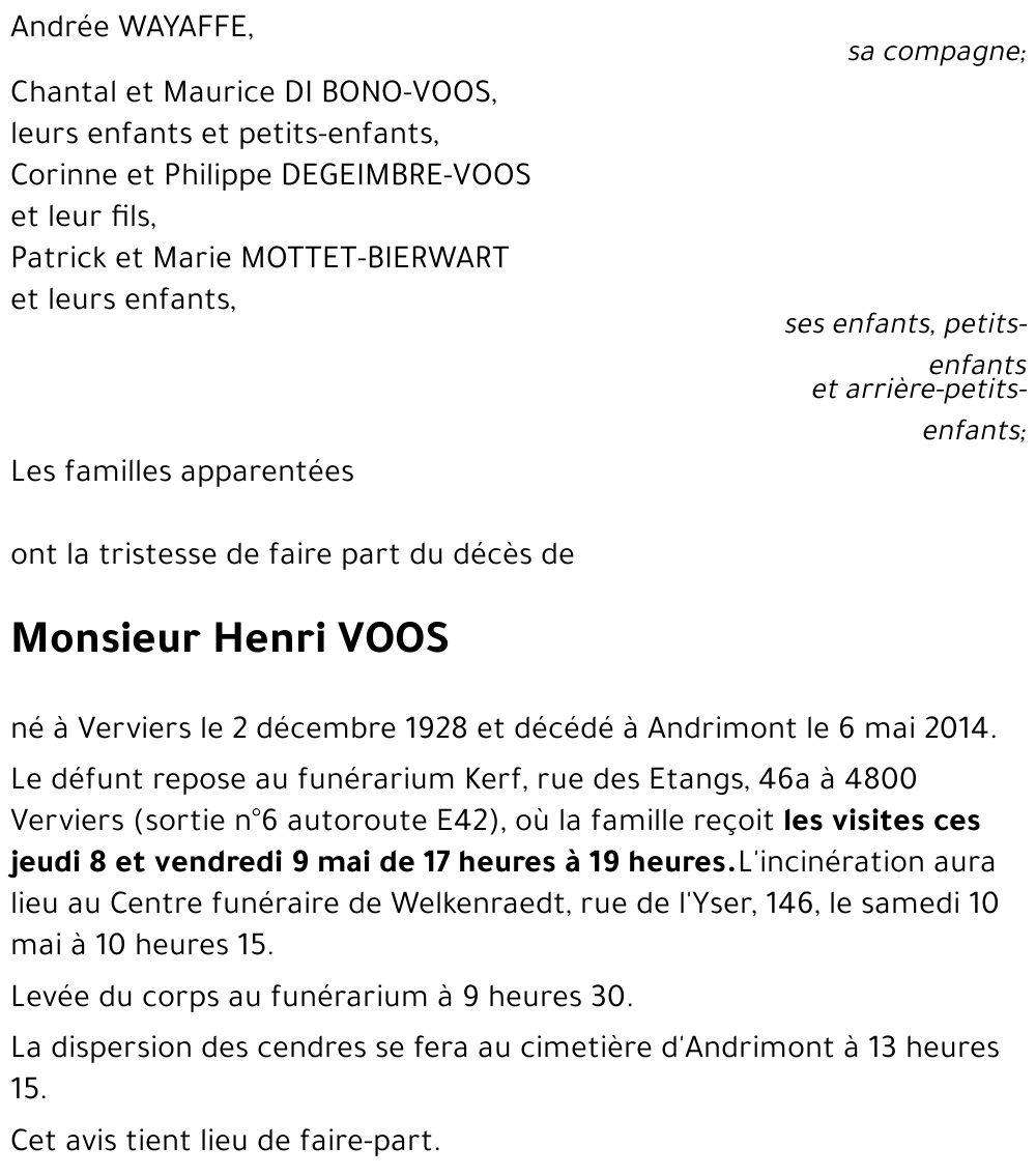 Henri VOOS