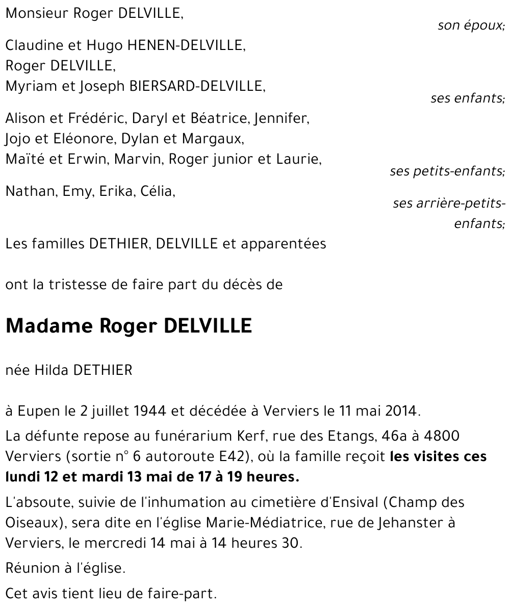 Hildegard DETHIER