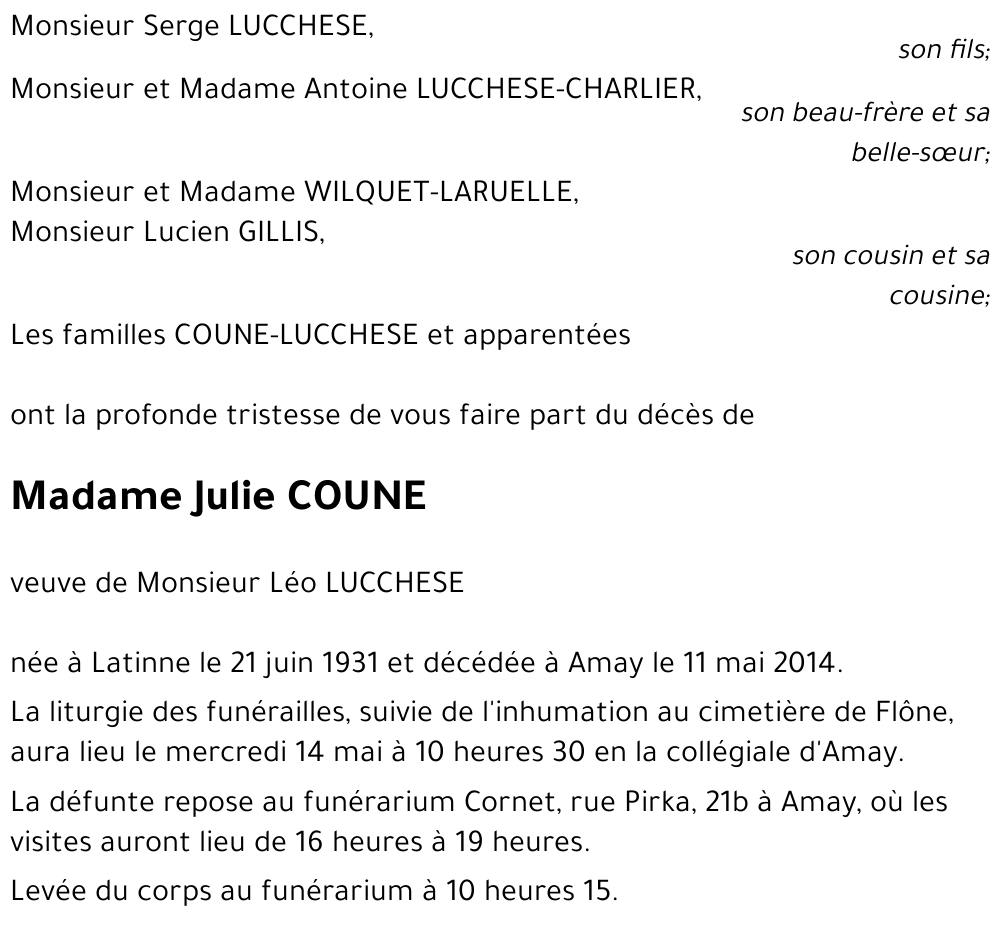 Julie COUNE