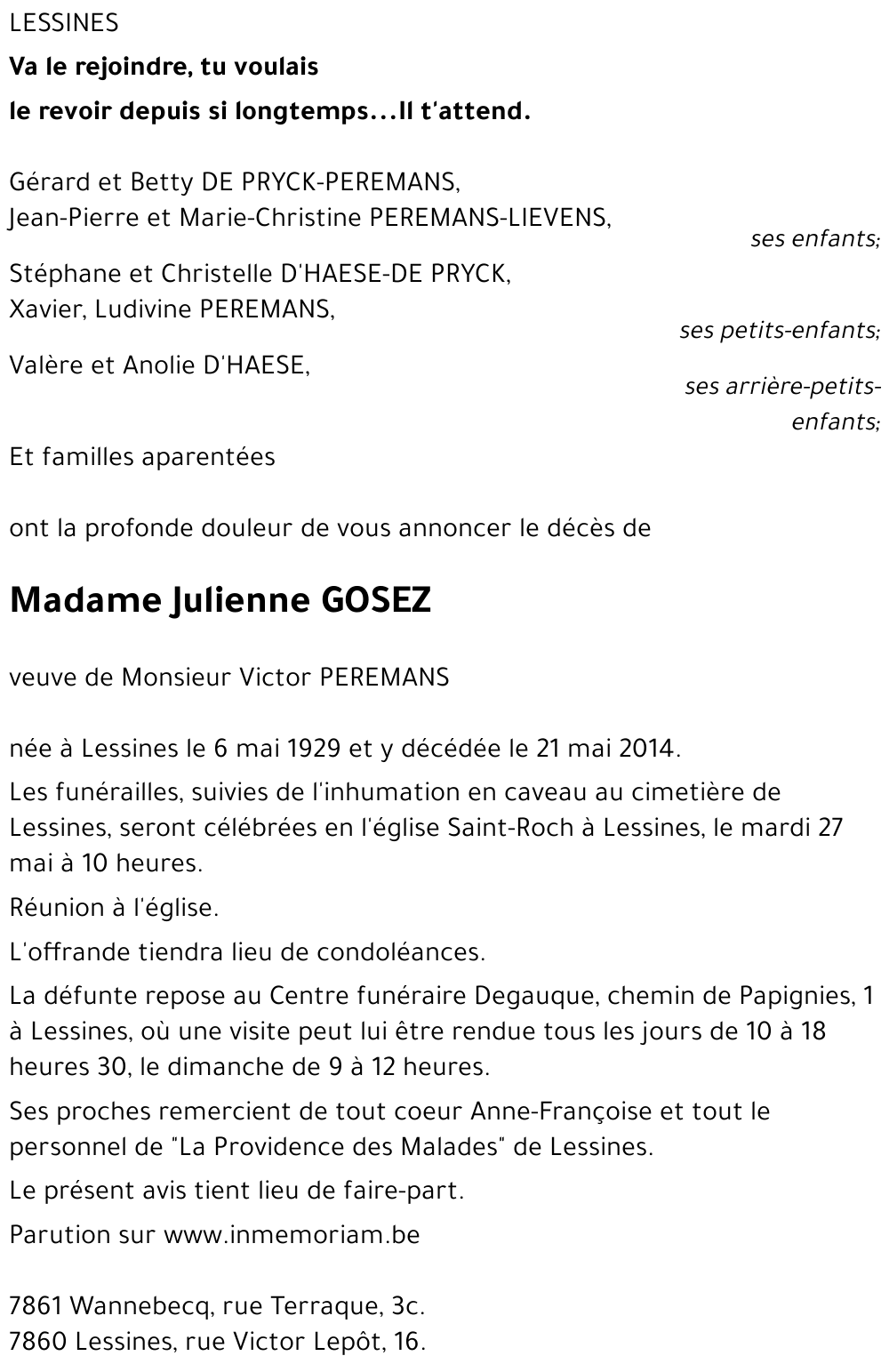 Julienne GOSEZ