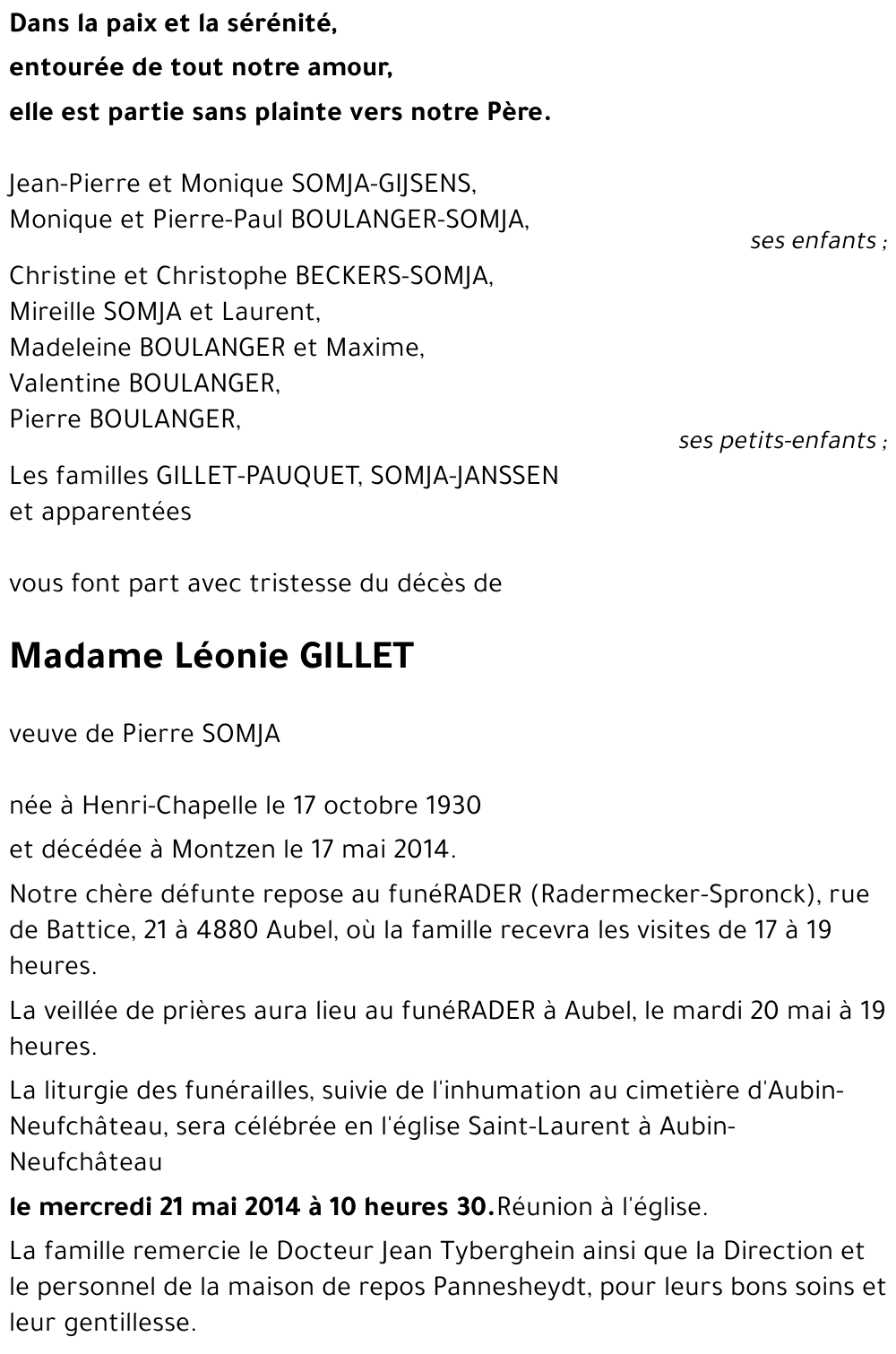 Léonie GILLET