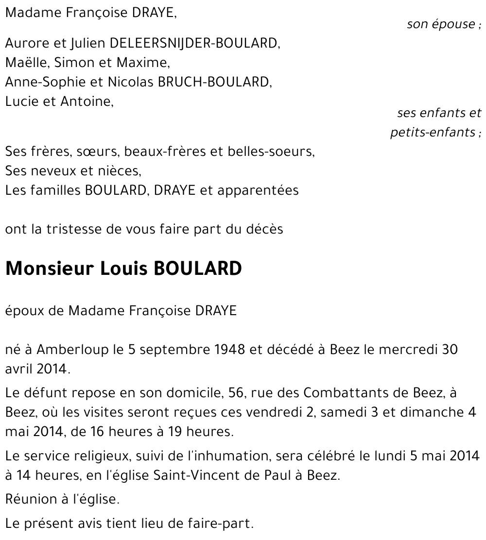 Louis BOULARD