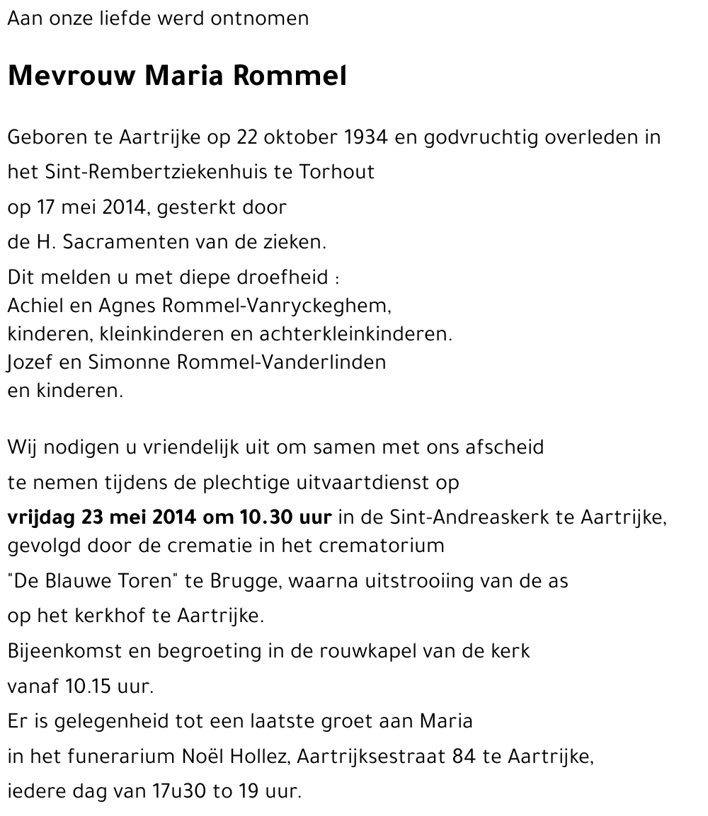 Maria Rommel