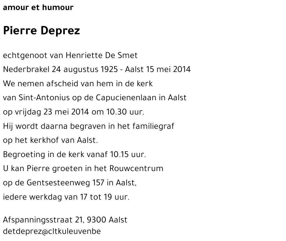 Pierre Deprez