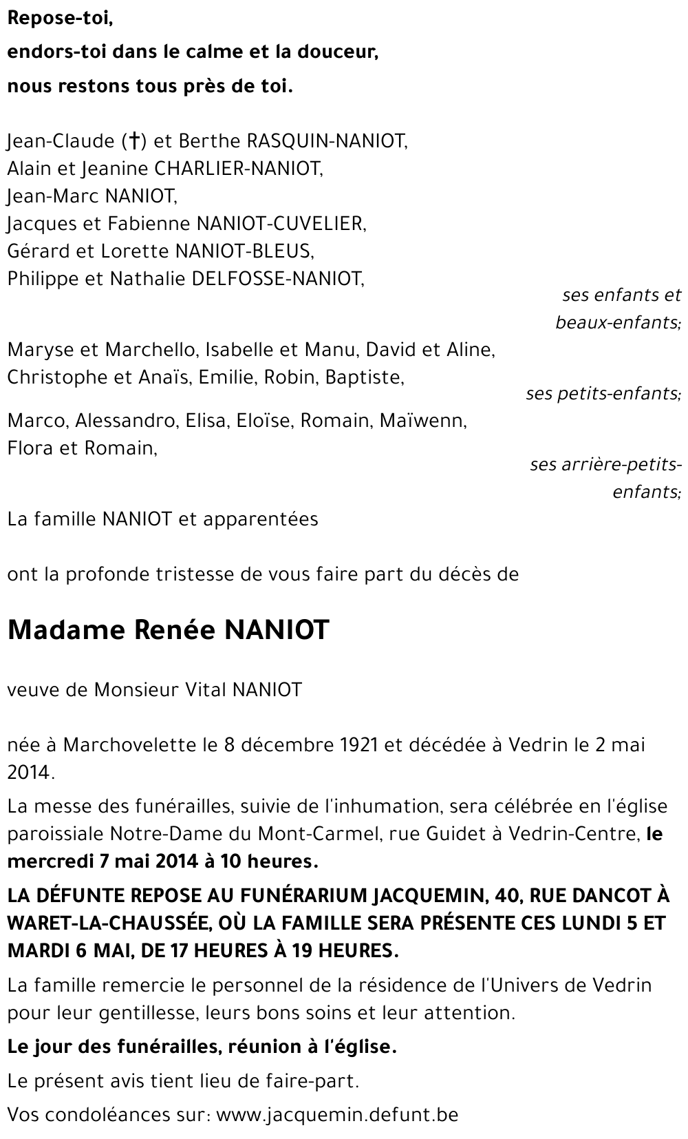 Renée NANIOT