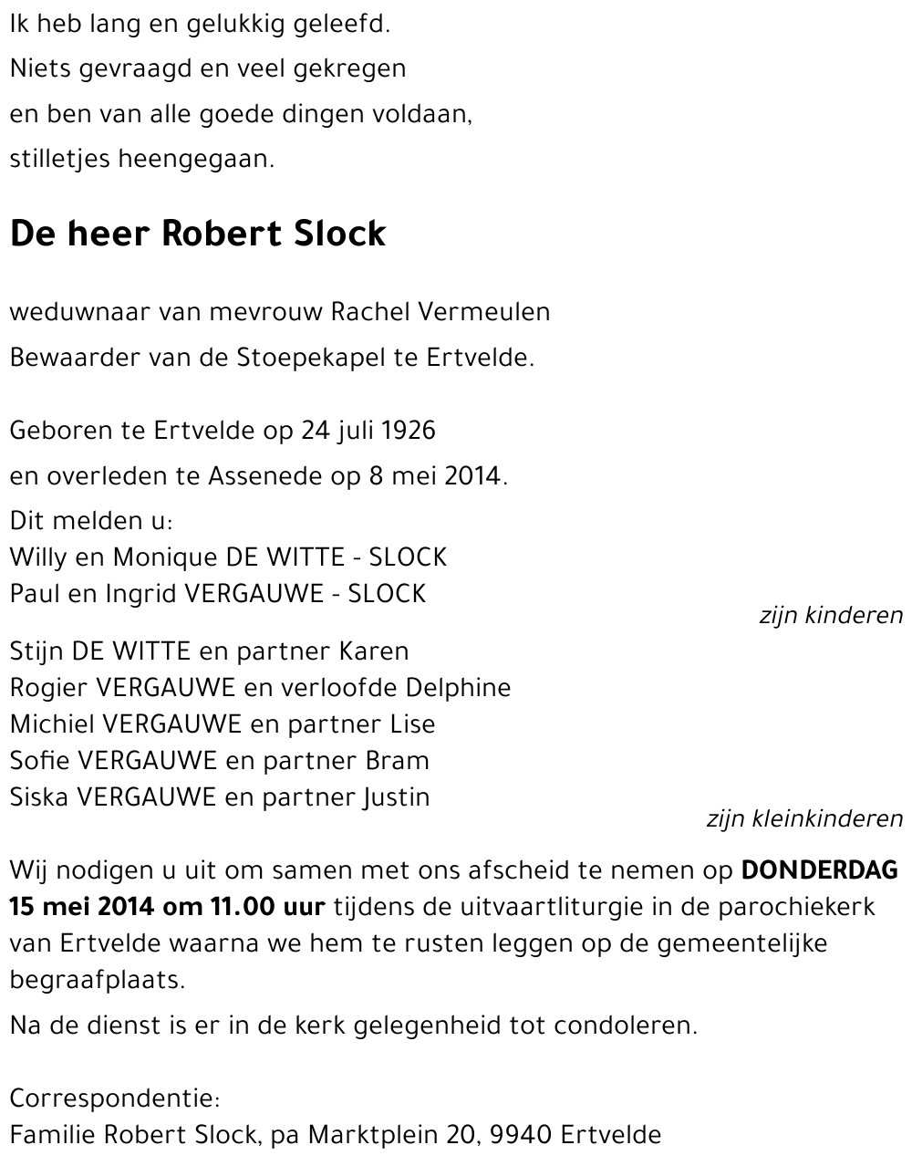 Robert Slock