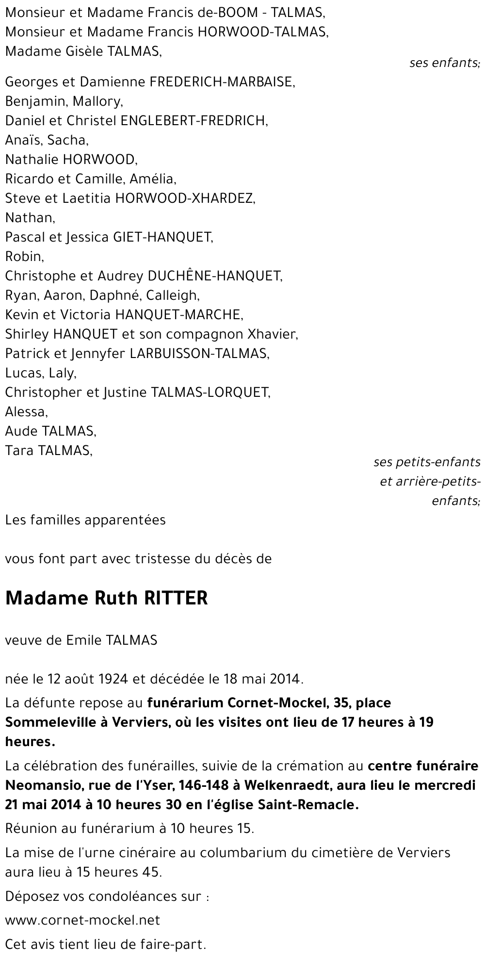 Ruth RITTER