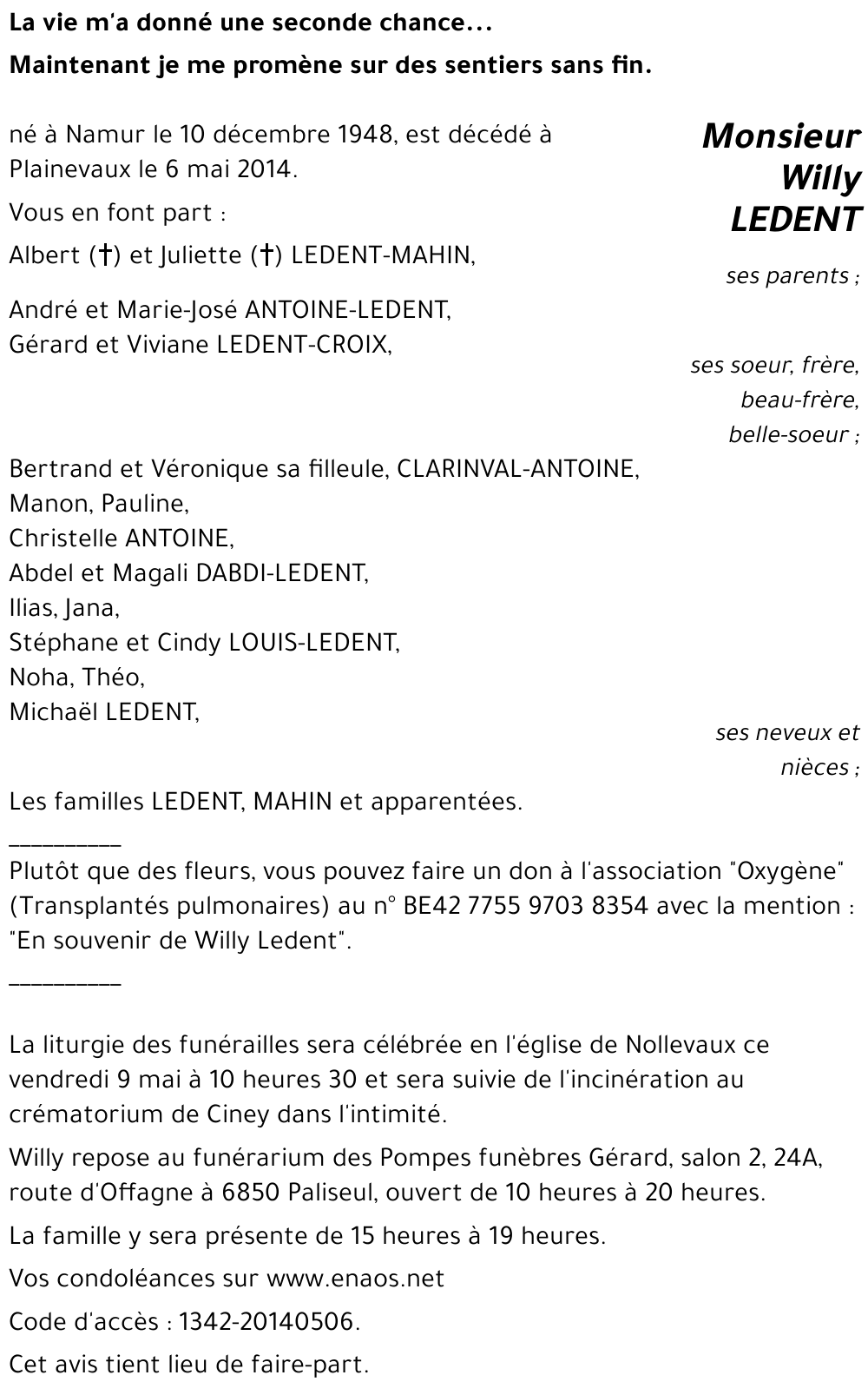 Willy LEDENT