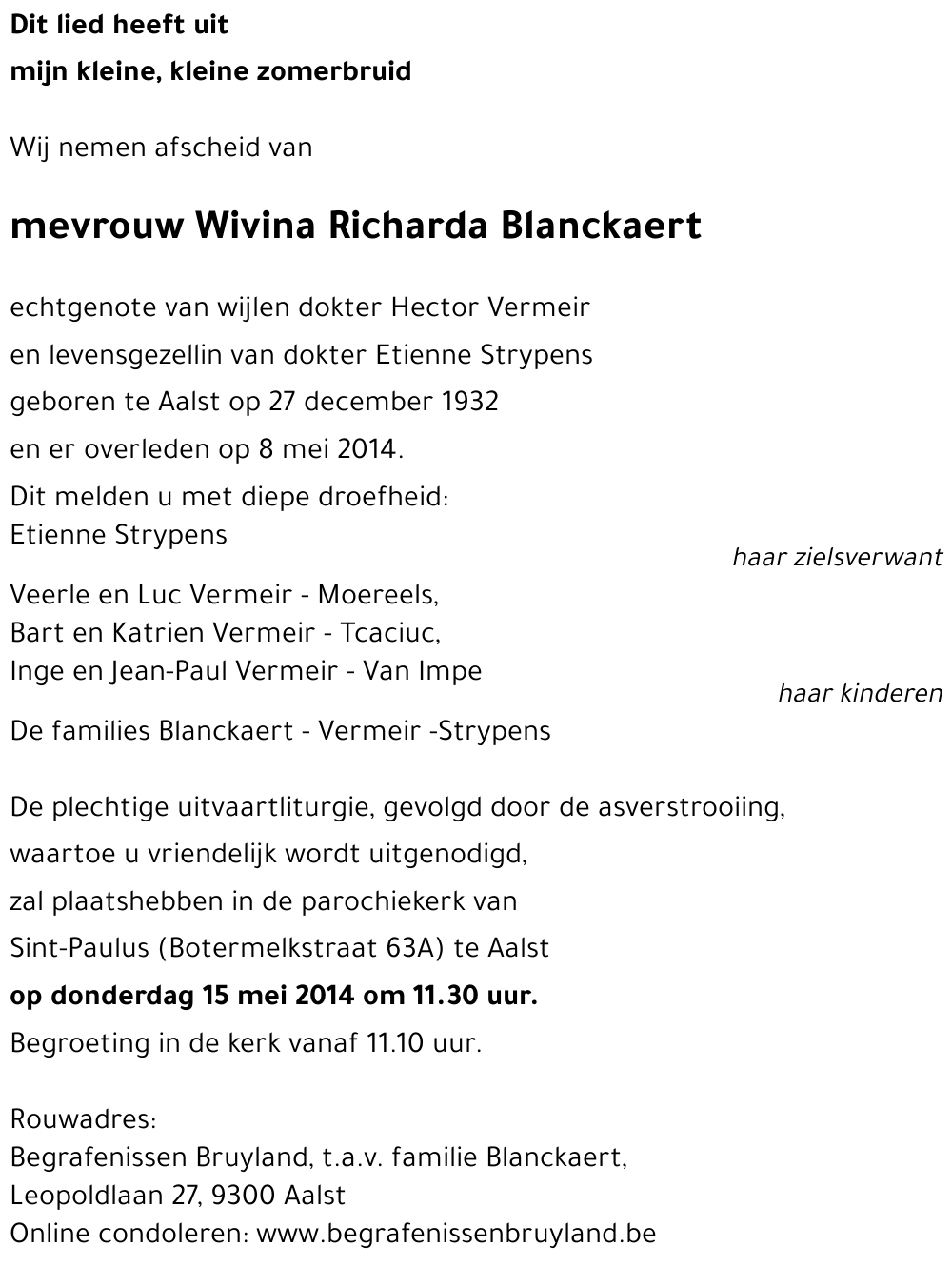 Wivina Richarda Blanckaert