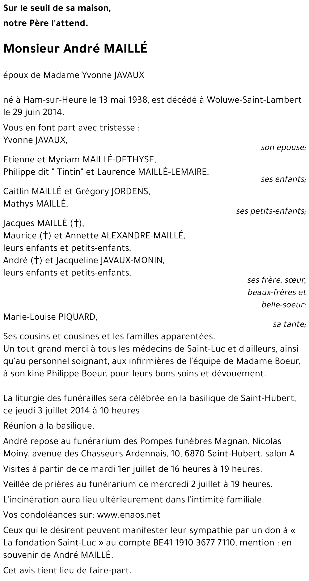 André MAILLE