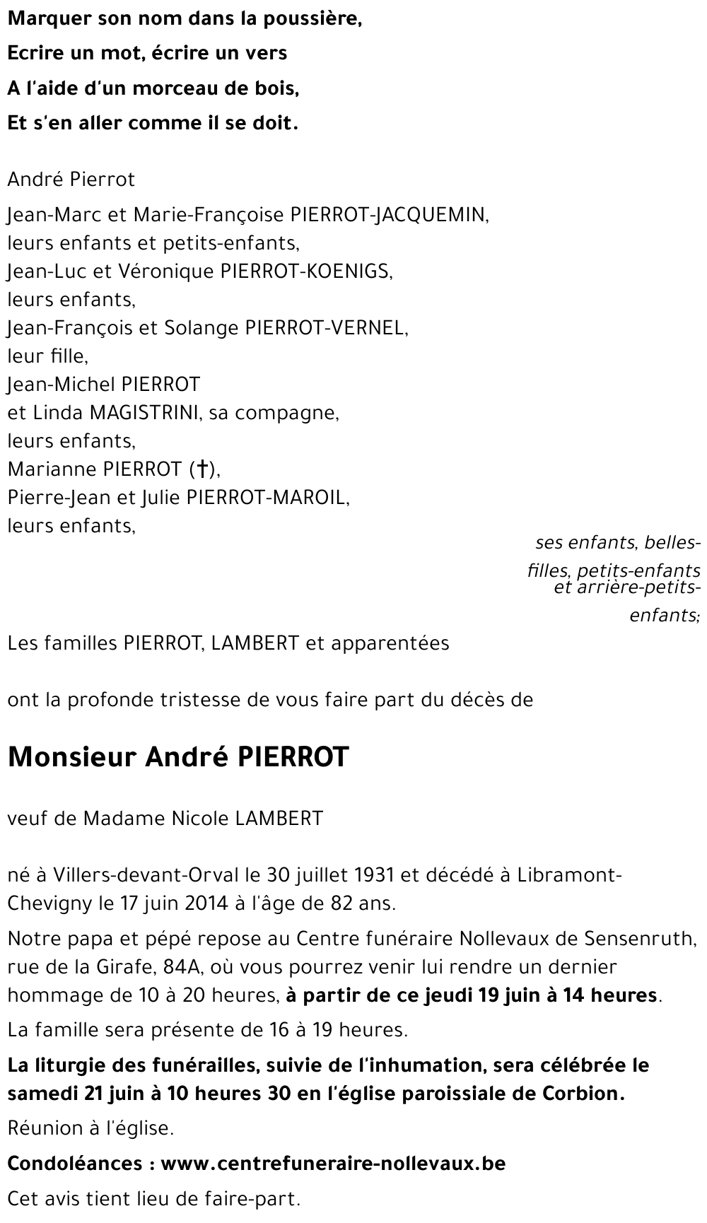 André PIERROT