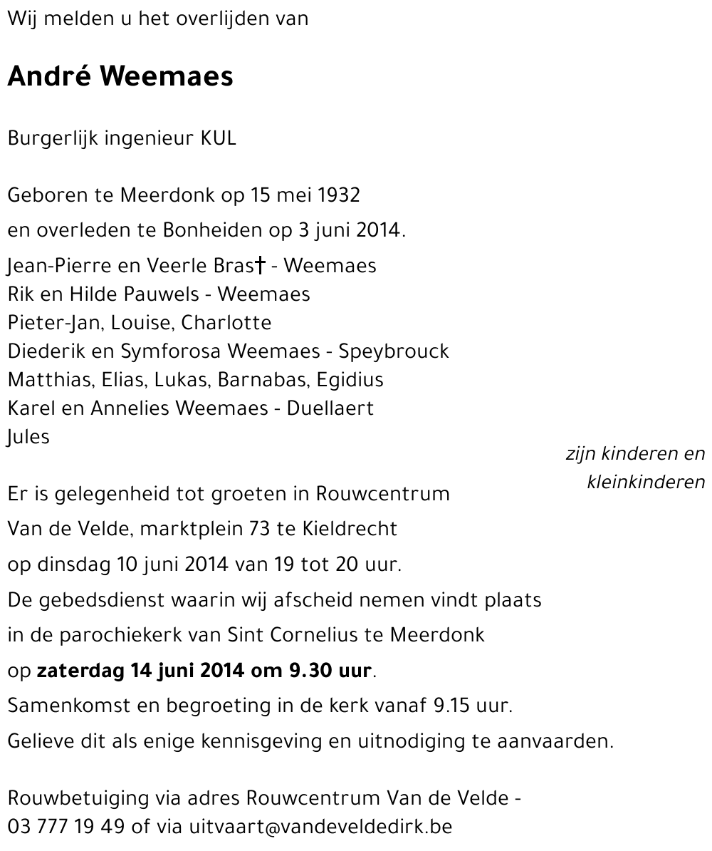 André Weemaes