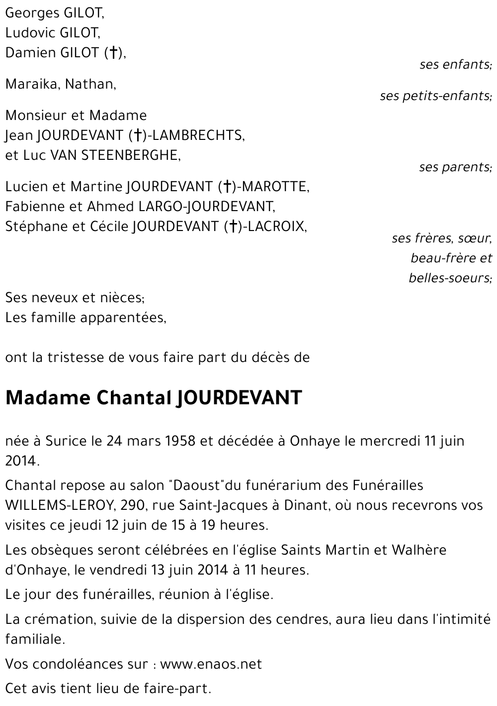 Chantal JOURDEVANT