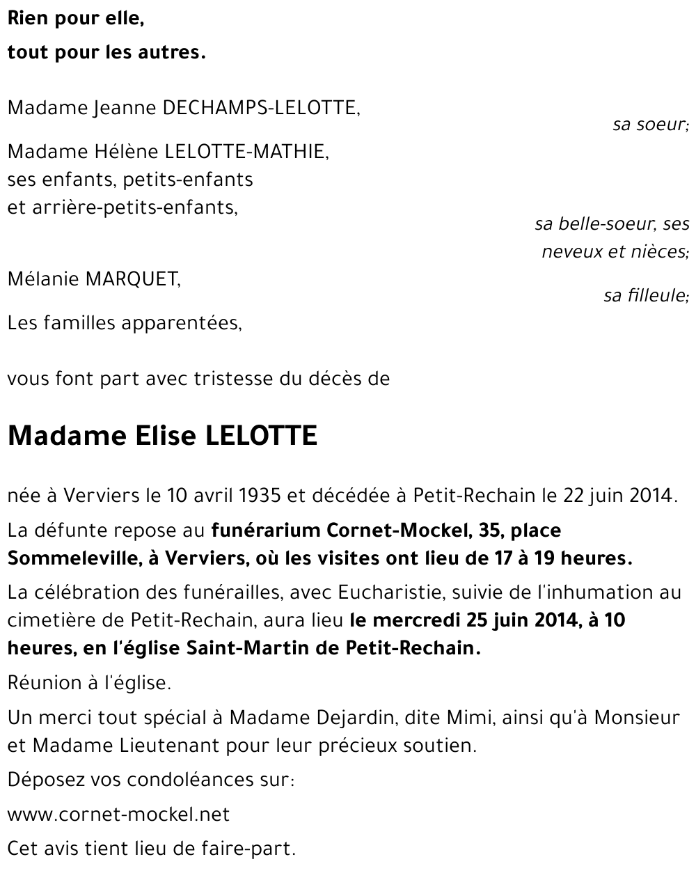 Elise LELOTTE