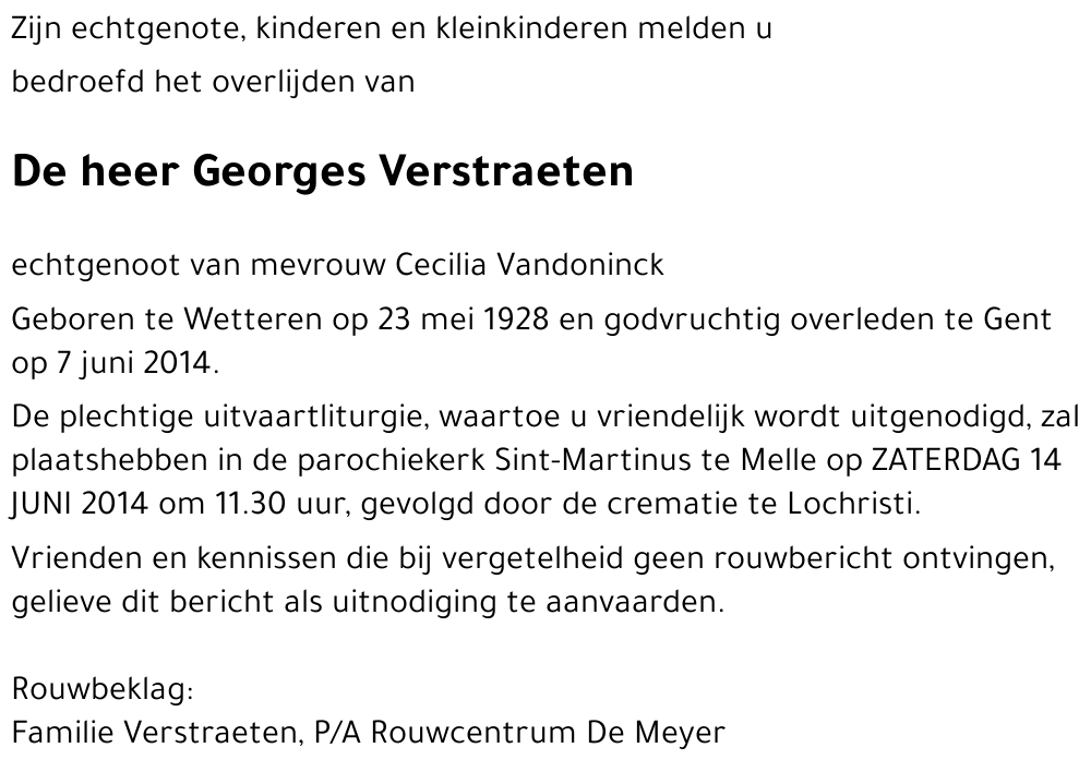 Georges Verstraeten