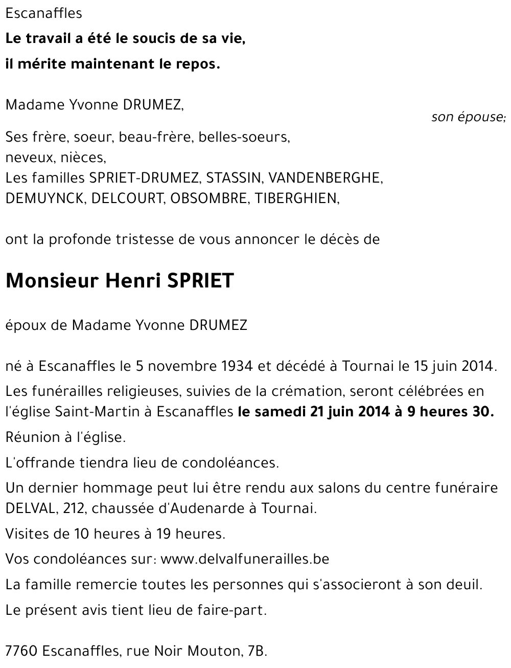 Henri SPRIET