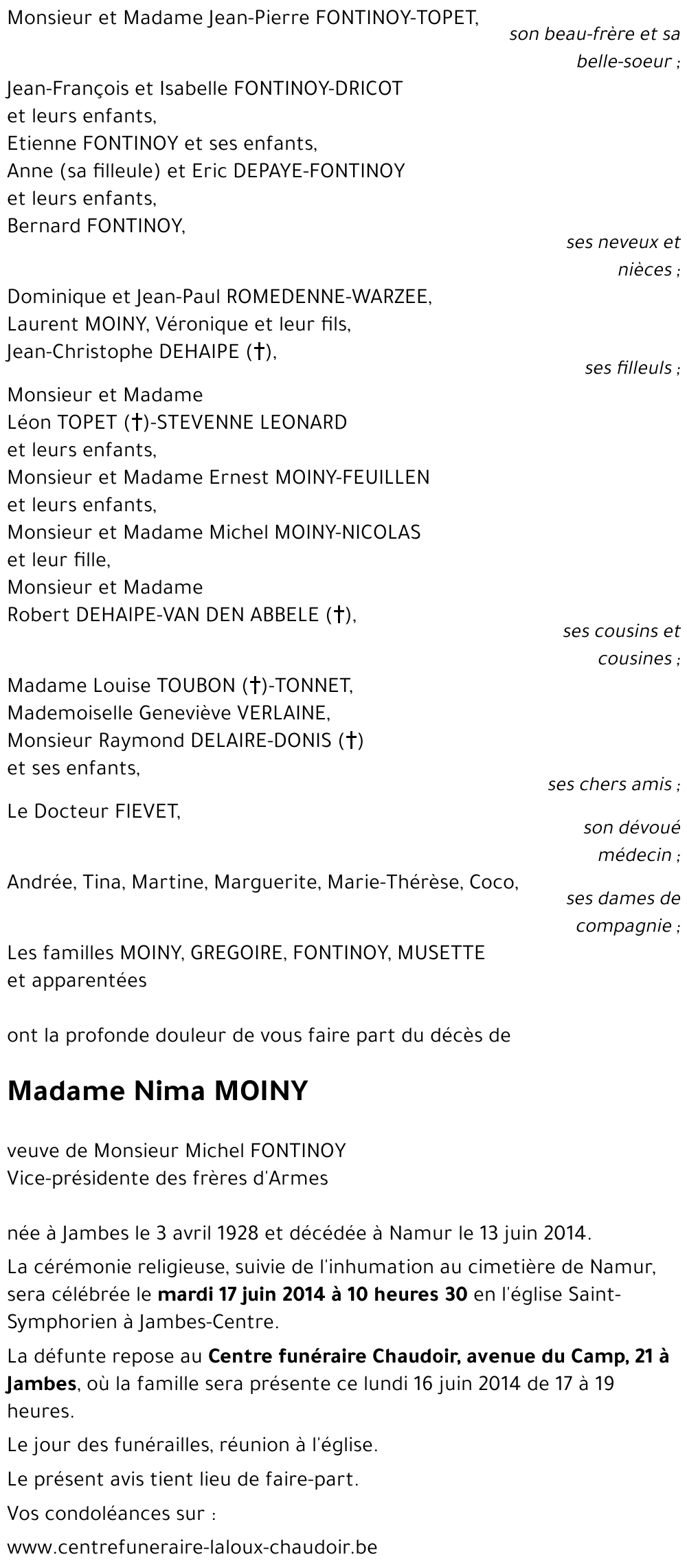 Irma MOINY