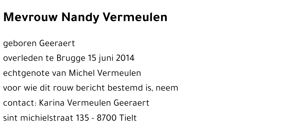 Nandy Vermeulen