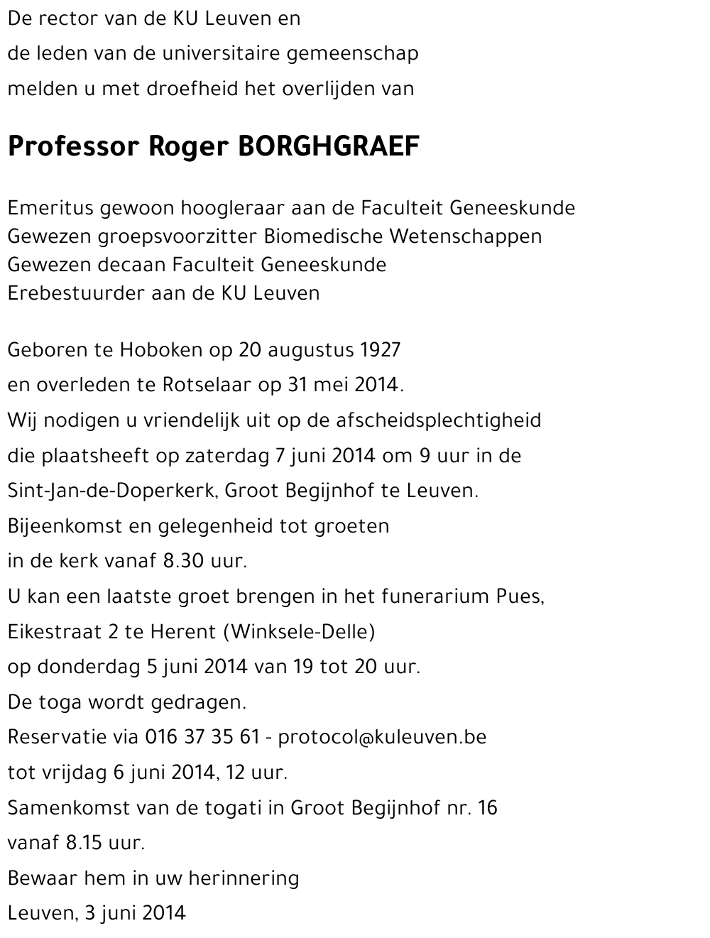 Roger BORGHGRAEF