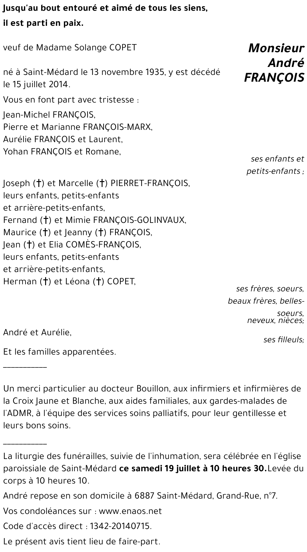 André FRANÇOIS