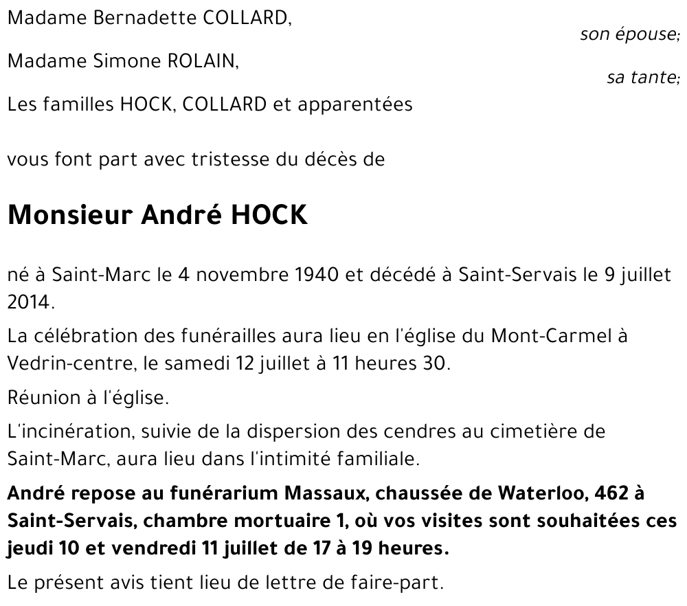 André HOCK
