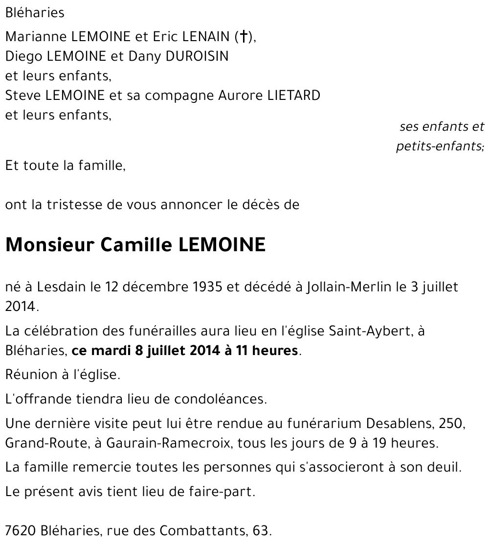 Camille LEMOINE