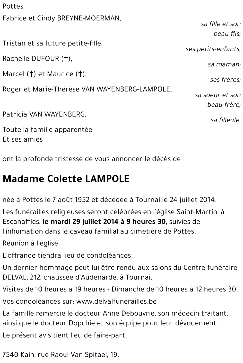 Colette LAMPOLE