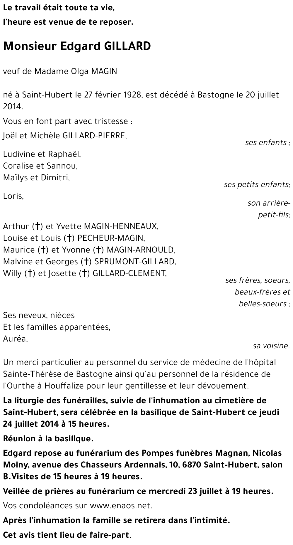 Edgard GILLARD