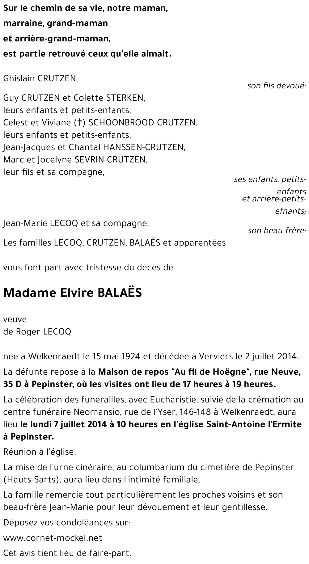 Elvire BALAËS