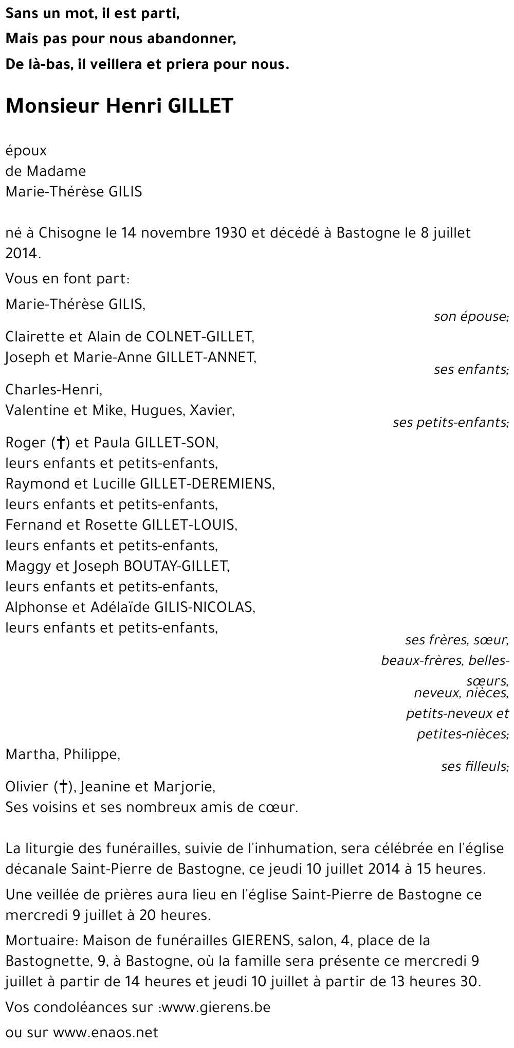 Ernest GILLET