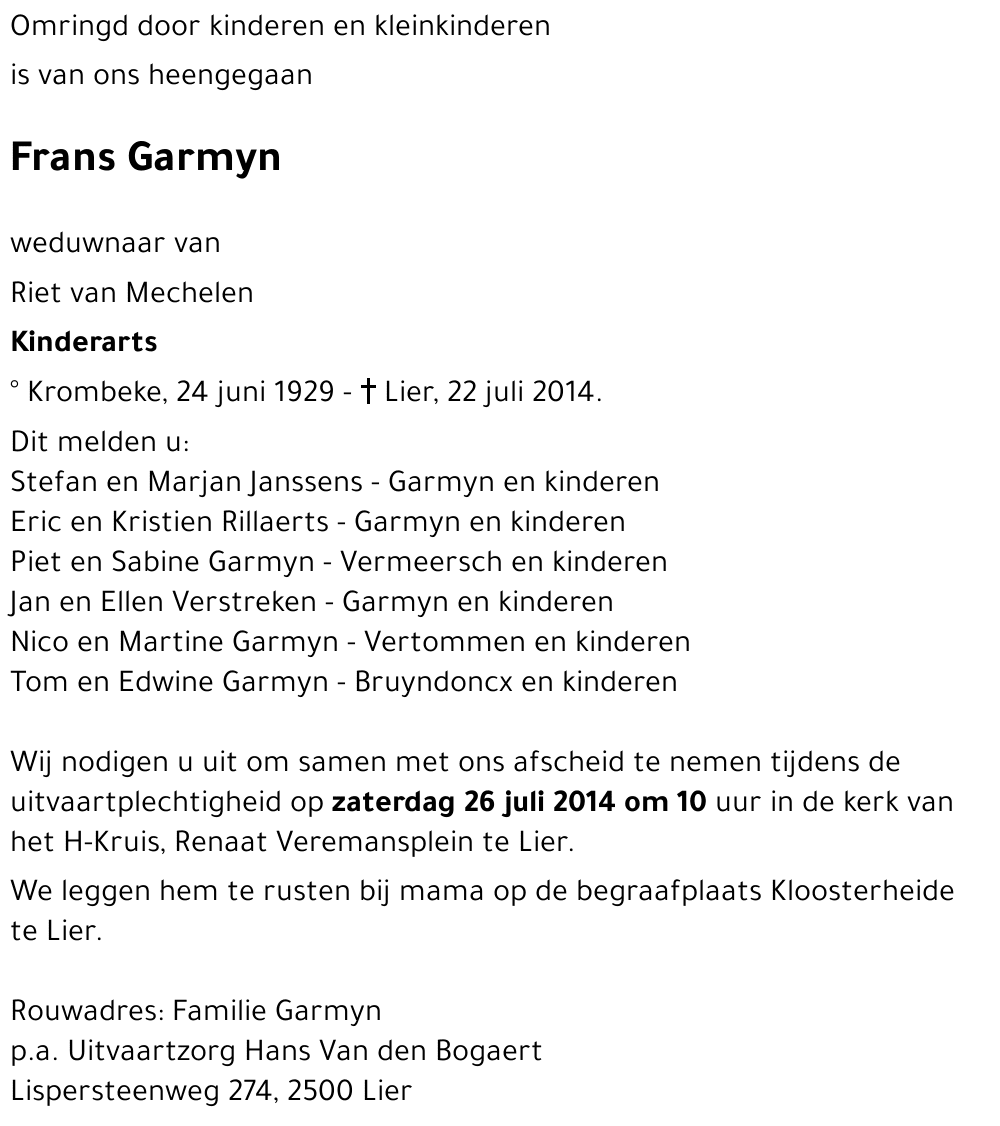 Frans Garmyn