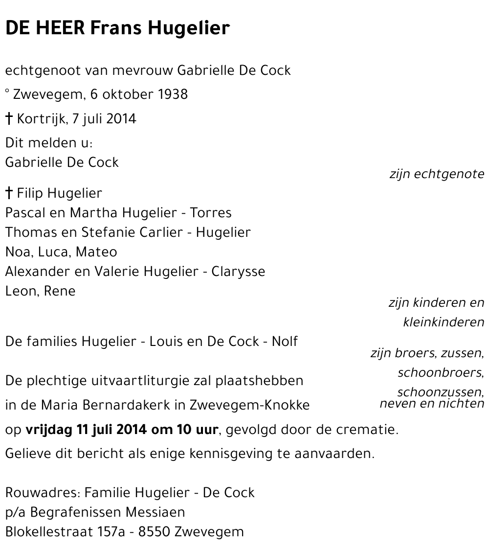 Frans Hugelier