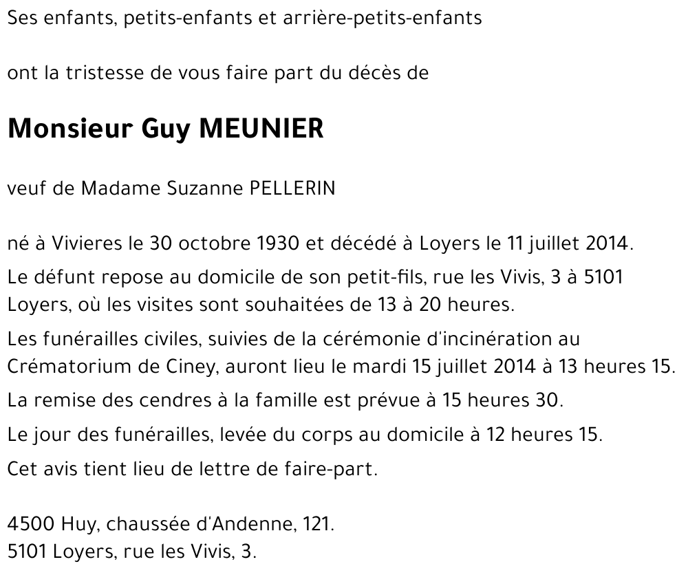 Guy MEUNIER