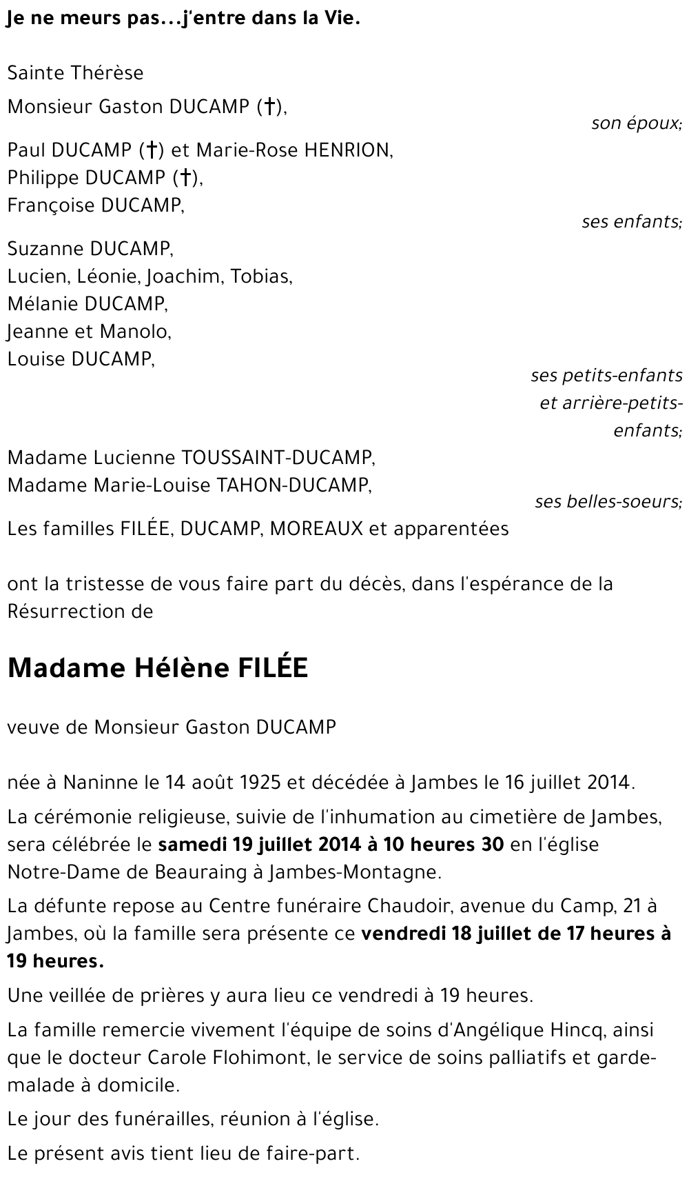 Hélène FILÉE