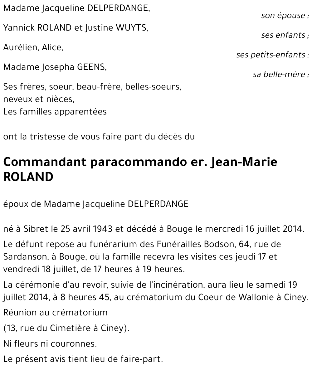 Jean-Marie ROLAND