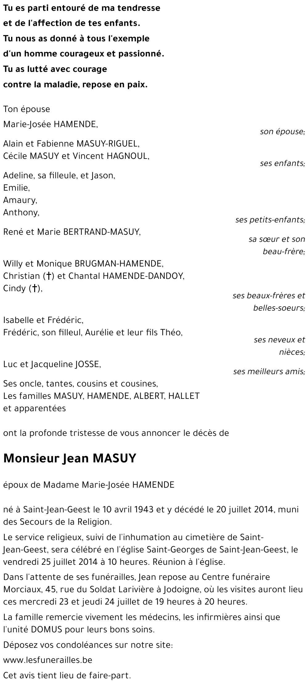 Jean MASUY