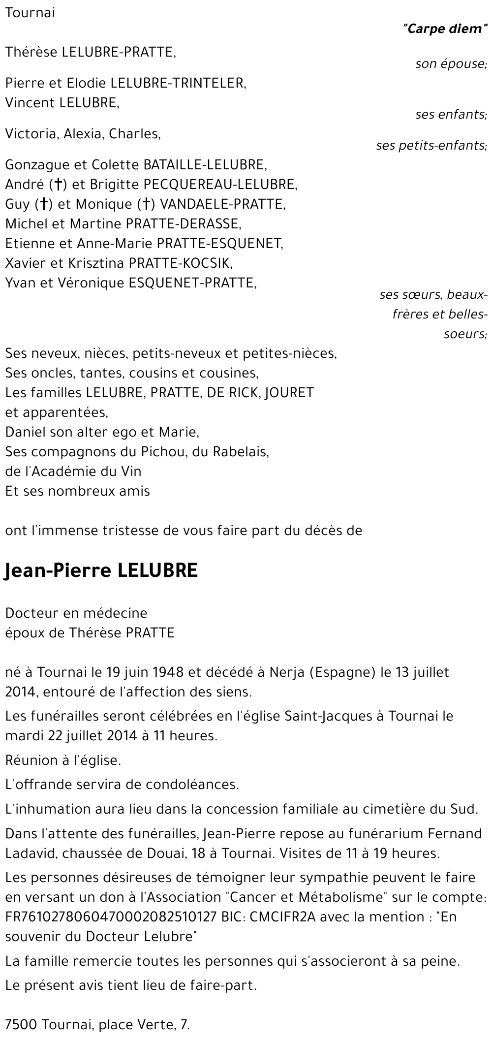 Jean-Pierre LELUBRE