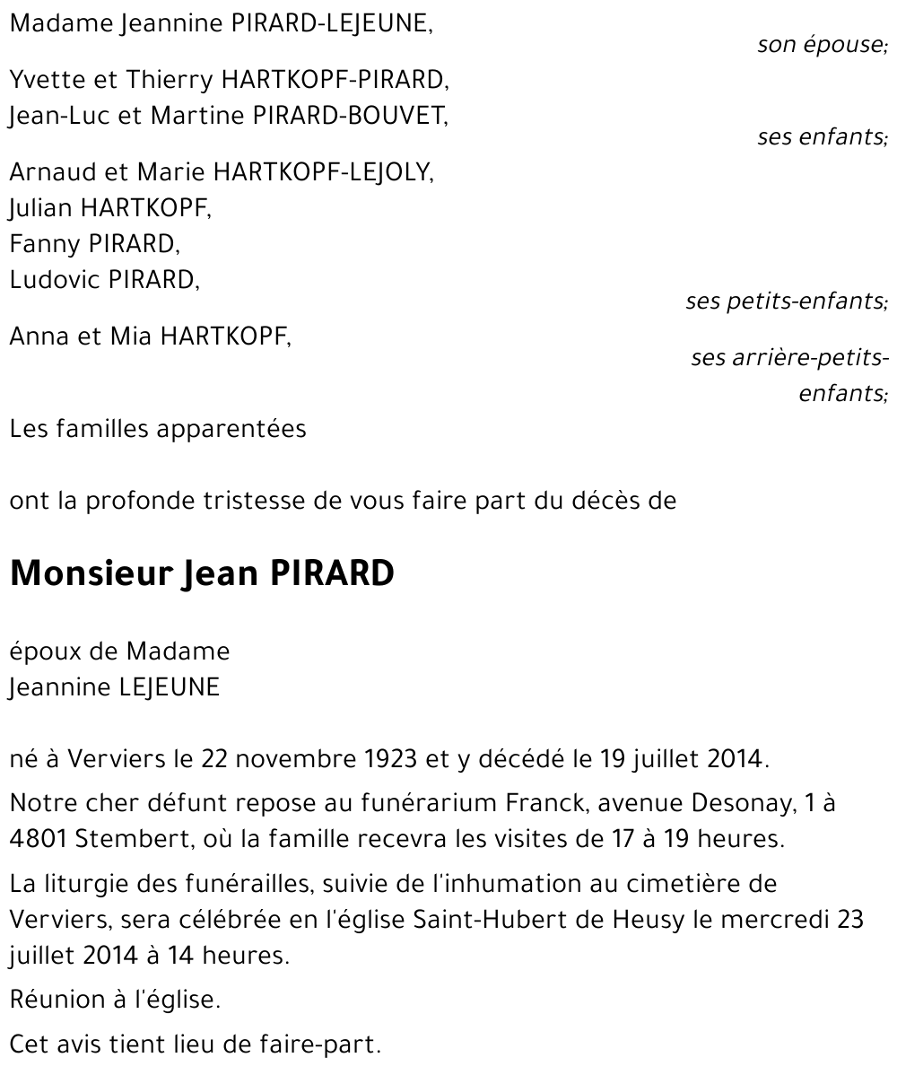 Jean PIRARD