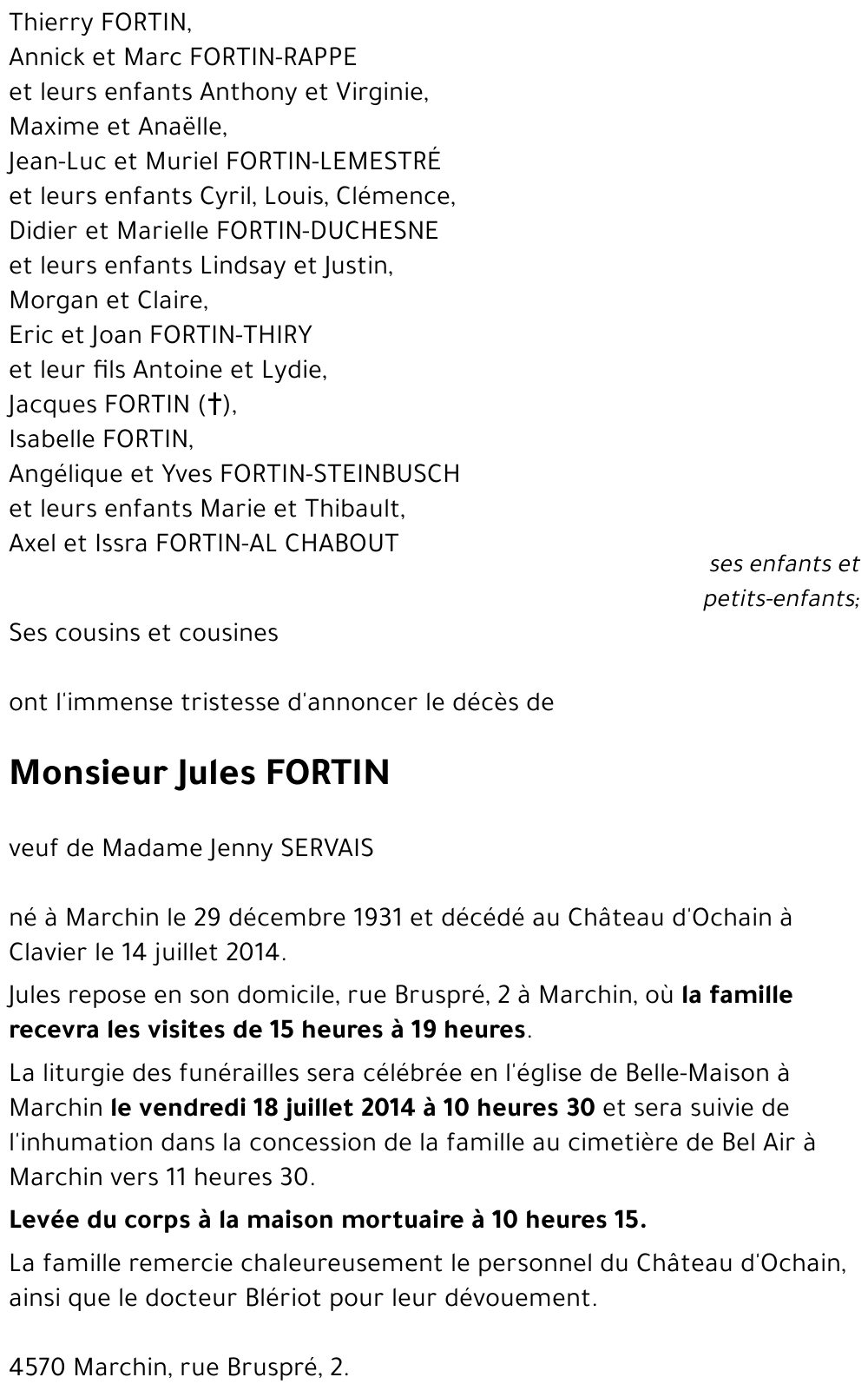 Jules FORTIN