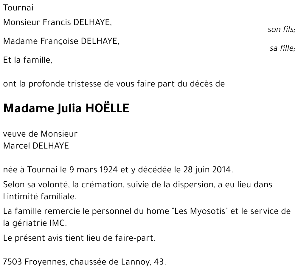 Julia HOELLE