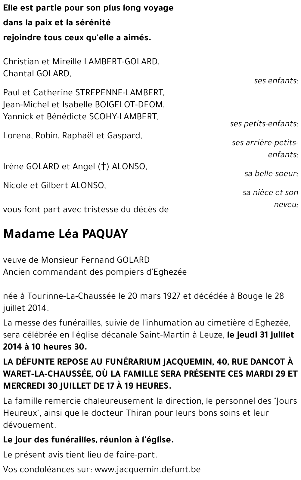 Léa PAQUAY