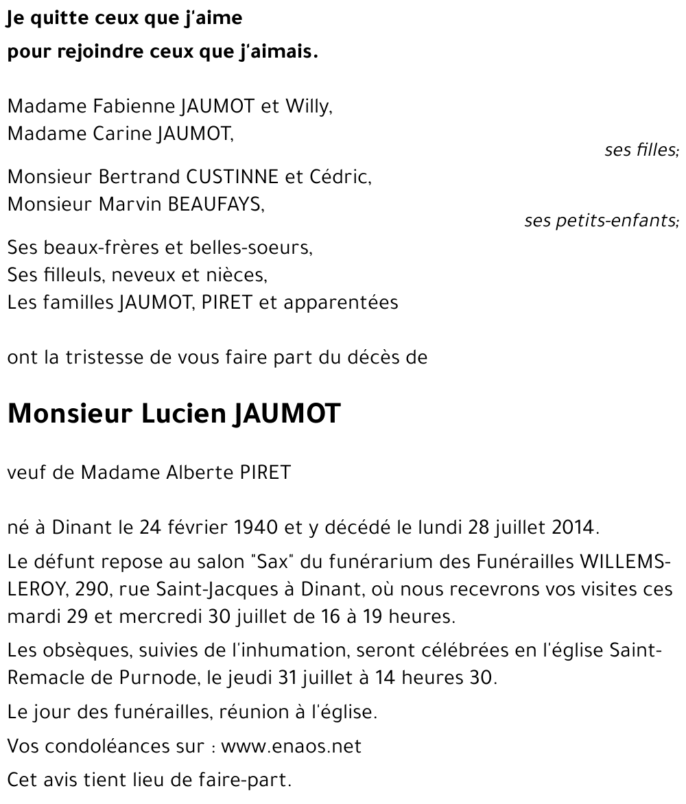 Lucien JAUMOT